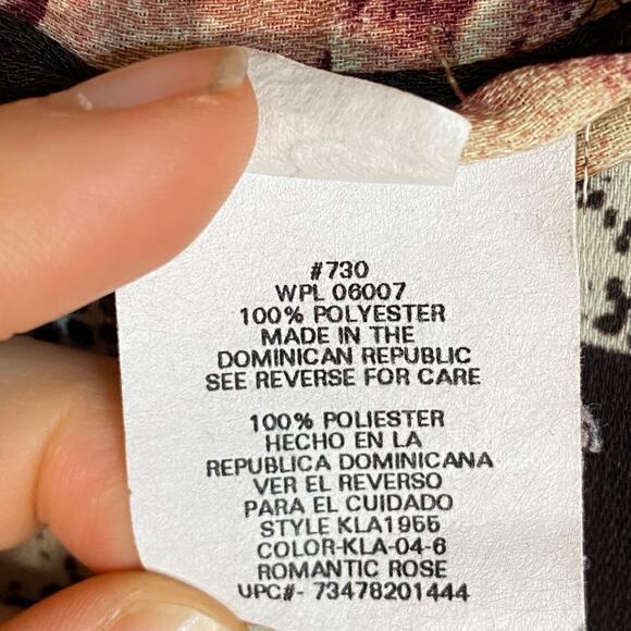 Vintage Kathy Lee Womens Y2K Whimsigoth Maxi Skirt Size 16 Dark Fairy Floral, - Picture 6 of 10